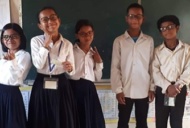 Les étudiants de l’ISO Lille en mission humanitaire au Cambodge avec Les yeux des écoliers