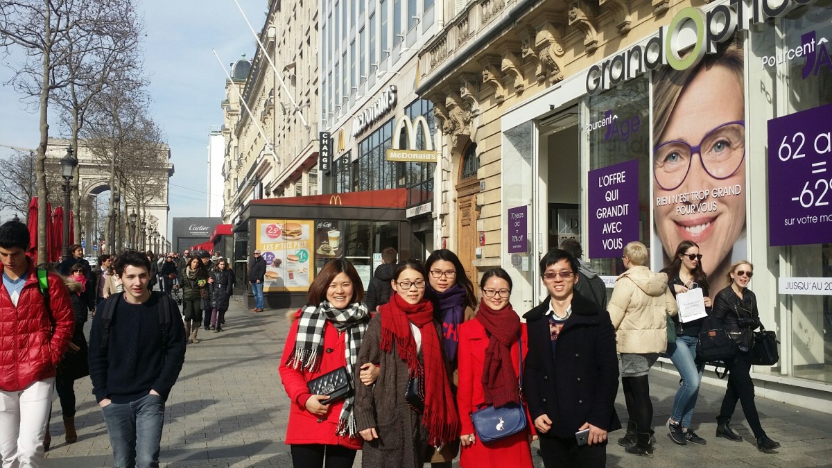 Arrivée des étudiants chinois dans le cadre des programmes d’échanges internationaux