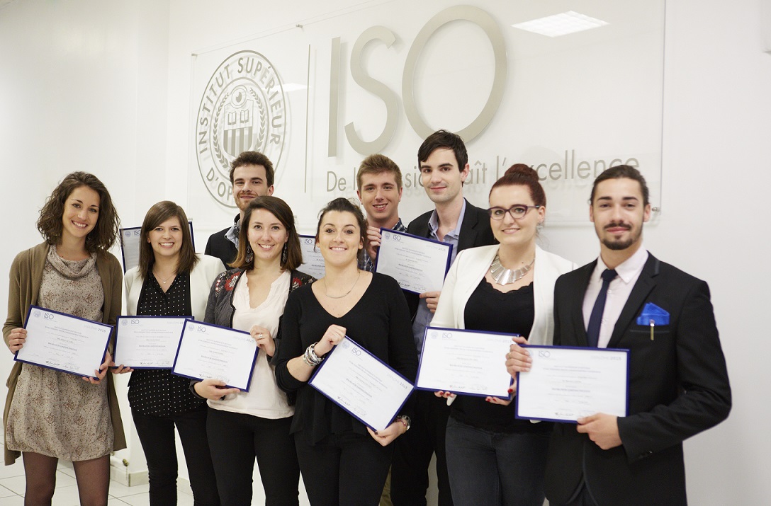 Remise des diplômes du Bachelor Lunetier Créateur promotion 2015