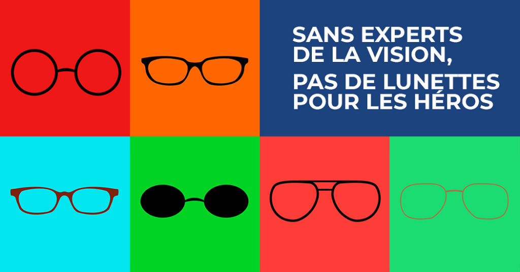 Sans métiers de la vision, pas de lunettes pour les héros de la pop culture