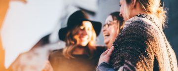 étudiants souriants